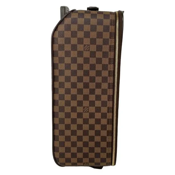 Authentic LOUIS VUITTON Pegase 45 (Old Model) Ebene Damier Suitcase br738-122525 - Picture 3 of 15